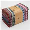 Delindo Lifestyle Set di 5 strofinacci in 100% cotone, a righe colorate, 50 x 90 cm