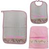 MyVorrei Set Sacco+Asciugamano+Bavaglio Cotone 100% per Asilo | Sacco cm 36x45 Asciugamano cm 35x52 Bavaglio cm 26x35 | Personalizzabile con Nome
