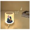Coudf 7 Colori Personalizzati Luce Notturna Bluetooth Testo Musica Sveglia Lampada Cornice Foto Unico Festa Della Mamma Compleanno Anniversario Idee Per Donne Uomini (Colore Pieno)