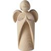 4betterdays.com NATURlich leben! 4betterdays.com Angelo custode classico in legno di pino cembro - Artigianato in Alto Adige - Odore di cembro/altezza 9 cm/figura angelo, regalo per battesimo/angelo custode in legno