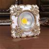 Générique Generico 3W lusso LED da incasso Downlight 3000K/6000K plafoniera selezionabile per ufficio a casa soggiorno corridoio interno incasso lampadario (H, luce bianca 6000K)