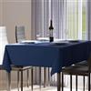domus&trend - Tovaglia Antimacchia in Cotone e Poliestere 160x160 6 Posti Cucina e Sala da Pranzo per Casa/Ristorante, Tovaglia Copritavolo Durevole e Resistente a Pieghe e Lavaggi 100% Made in Italy
