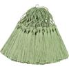 Hetuyon Mini segnalibro con nappe fai da te: kit di 100 ciondoli fatti a mano in seta per portachiavi, ghirlande, cappelli di laurea, tende, gioielli, decorazioni per feste, cucito, cuscini e decorazioni per