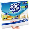XupZip Sacchetti per Congelatore per Alimenti, Sacchetti a Chiusura Lampo con Cursore per Impieghi Gravosi con Fondo Espandibile, Un Gallone / 4,55 L
