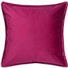 Morbidissimi - Set 2 Fodere Copricuscino Arredo Danae in Velluto 40x40 cm Bordeaux, Cuscini Decorativi con Cerniera Nascosta, Tinta Unita per Divano Letto Poltrona, Senza Imbottitura AC212