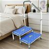 littneo 55 cm Sgabello gradino braccioli regolabili in altezza, portata 225 kg