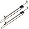 GedoTec Titolare del gancio Titolare del guardaroba Appendiabiti PRIMUS allungabile Acciaio placcato in nickel 4 Grandezze Lunghezza 250 - 400 mm Qualità del marchio - 350 mm