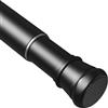 Rod&Trikin Bastoni per Tende a Pressione Bastone Tenda Estensibile Bastone Doccia Bastoni per Tende Allungabili Per Finestre Doccia Nero 190-410Cm Ø32mm