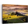 ARTTOR Quadri Moderni Soggiorno Agricoltura fattoria toscana vigna Quadro su Tela 120x80cm Stampe da Parete Camera da Letto 1 pezzo Wall Art Canvas Grandi Decorazione Murale Grafica Immagini AA120x80-2465