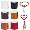 PH PandaHall 274 m Corda di Nylon, 6 colori 0.8 mm filo Perline Cinese Annodare Corde di nylon per Braccialetti Amicizia, Dream Catcher, collane, Macrame Craft