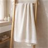 Bifulco Biancheria Telo Doccia 100x150 cm Rebecca Home in Cotone Nido d'Ape 380 GSM x Bifulco - Asciugamano Grande Leggero e Assorbente - Ideale per Bagno Palestra Viaggio (Avorio)