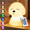 Generic Luce notturna per bambini, con telecomando + 16 colori lampada notturna per camera da letto, luce notturna dimmerabile, timer per bambini, decorazione per la stanza Kawaii a batteria, regalo carino