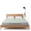 WingFly Lenzuolo di messa a terra conduttivo, Grounding Bed Sheet, Tappetino da terra secondo la norma UE, con 10% fibra d'argento e 90% cotone biologico, per Sonno Migliore Recupero Energetico (150x200cm)