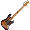 Rocktile Pro JBS50-SB Basso Elettrico - Basso 5 corde stile JB con corpo in tiglio - manico in acero e tastiera in acero - 2x Single Coil pickup - 2x Volume, 1x Tone - Mensura 34 - Sunburst
