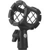 Générique Microfono Shock Mount, Anti-Vibrazione Holder, 11 cm, Shock-Proof Design, Secure Clip, ABS Rubber Build, Ideal for Recording, Home Studio, Broadcast Setup, Lightweight