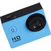 Walmeck Mini DV Telecamera Sportiva 1080P 2.0 Schermo IPS Impermeabile 30M con Supporto per Casco con Staffa per Bicicletta Registrazione in Bicicletta All'aperto (Blu)