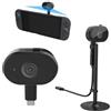 Tuvzylory Webcam grandangolare compatibile con Switch 2, fotocamera USB da 128 gradi con otturatore per privacy, video chat HD, per PC Mac, streaming di giochi
