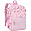 VASCHY Zaino da bambina per bambini, zaino prescolare 3-7 anni zaino scuola 7/11 L zaino imbottito da viaggio zaino primario impermeabile zaino per bambini scuola, Fiocco rosa a scacchi-11l, 11 Litros