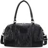 flintronic Borsone da Viaggio Donna, 41x15x25 Bagaglio a Mano Borsa, con scomparto umido e tracolla rimovibile, Borsone da Palestra Grande, per Weekend Sport Viaggio Shopping (Nero)