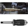AMONIDA Mandrino Autoserrante 0,5-16mm Cono Morse a Sgancio Rapido, con Funzionamento Manuale, per Trapano Fresatrice Tornio