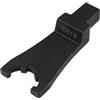 FABULETTA Chiave inglese ad alta resistenza in acciaio legato per mandrini a pinza Er16 Er20 Er25 compatibile con CNC e fresatrici testa irregolare con interfaccia 14 mm x 18 mm, finitura nera, strumento