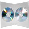 Vision Media 10 X Double Clear Slim 7mm Spine DVD/CD/BLU RAY Case by Vision Media