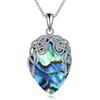 YAFEINI Collana Celtica in Argento Sterling 925 Ciondolo Triquetra irlandese Nodo Celtico Norreno Gioielli infiniti Regali per le Donne