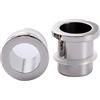 Gualiy 2 Pezzi Dilatatore Acciaio Orecchio, Tunnel Dilatatore Orecchio 23.5mm Argento Cerchio Tappi Orecchini
