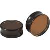 Gualiy 2 Pezzo Dilatatori 22mm, Tunnel Dilatatore Vetro Spina Marrone Piercing Dilatatore Orecchio
