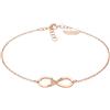 Louis Ciocchetti dal 1887 Bracciale Argento 925 con Infinito love rosa