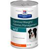 HILL'S PET NUTRITION ITALIA srl * HILL'S CANE DIET W/D DIGESTIVE WEIGHT DIABETES MANAGEMENT POLLO 370GR (lattina)