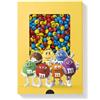 M&M'S COLLECTION Choco Coffret 400g Anniversaire - Bonbons Chocolat au Lait Imprimés Jaune, Bleu et Rouge, parfaits pour Gâteau, Cadeau, Fête