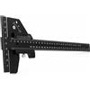 QWORK® Righello a T per la lavorazione del legno, lega di alluminio, righello angolare da carpentiere, scriba per la lavorazione del legno, 0-300 mm