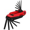 LOZAGU Set di chiavi a stella a prova di manomissione, da T6 a T40, set di chiavi Torx di sicurezza pieghevoli, 12 pezzi