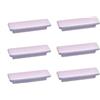 SANCHAKOU Maniglia Da Cucina In Legno 6 Pezzi Armadio Cassetto Scarpiera Libreria Armadietto Di Risparmio Camera Dei Bambini Colore Maniglia In Legno 96 Mm Viola