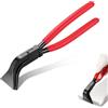 XHYASD Pinza Piegatrice 45° e per Aggraffatura 60 mm, Utensile Manuale per Lamiera con Manico Rosso Antiscivolo, Attrezzo da Lattonieri per Piegare Metallo