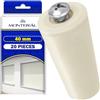 MONTERAL 20 Pezzi Fermi per Tapparelle 40 mm Color Avorio Tappi per Tapparelle Avvolgibili Realizzati in Plastica Resistente - MONTERAL