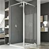 Idralite Box Doccia 80x120 AP. 120 CM H185 trasparente mod. Sintesi Duo 2 Ante