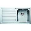 Franke 101.0085.773 Logica Line Llx 611 Lavello Montato su Piano Rettangolare Acciaio Inossidabile