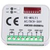 Lafeier Universale RX Multi Frequenza 300-868MHz Ricevitore 2CH 12V 24V Modulo Relè Garage Porta Telecomando 433.92MHz 868MHz