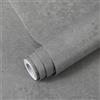 Decoroom Pellicola adesiva opaca, grigio, 30 x 300 cm, effetto cemento, impermeabile, per mobili, cucina, armadio, parete, pellicola decorativa in vinile