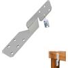 GeZu Impex Ancoraggio per Travi e Arcarecci Universale 170 x 35 x 2 mm Set di28 Zincato Ancoraggio Arcareccio Staffa per Travi Legno Connettori in Legno