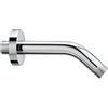Schläfer 137200 | Braccio Soffione 1/2 Inclinato 45° in ottone cromato, con rosone per montaggio a parete, tubo doccia diam 20.7 mm, L. 135 mm, Attacchi Universali 1/2G, Braccio Doccia inclinato.