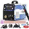 Reboot Saldatrice 7 in 1 205A MIG/MAG con/senza gas MMA Lift-TIG(esclusa) Punto Pronta Alluminio Display Digitale 240V per Fai da Te Officina - RBM205PRO
