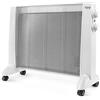 Taurus Neant PRMB 1600 - Radiatore a mica, 1600 W, 3 temperature, termostato regolabile, ruote, protezione anti-riscaldamento, silenzioso, bianco, Mica - 1600 W