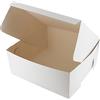 Culpitt Scatola da forno, 17,8 x 17,8 cm, scatola pieghevole bianca per torte, biscotti, panini, fette di torta, pasticcini, take away e saponi, scatole regalo, confezione da 10