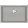 Franke Lavello da Incasso Fragranite Monovasca Sottotop 653 x 433 mm Vasca 62 x 40 cm Maris Alluminio Franke MRG 110-62 125.0686.726 Sostituisce il 135.0665.806