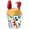 Mondo Toys Disney Mickey Mouse Bucket Set, Set Mare Renew Toys con Secchiello, Paletta, Rastrello, Setaccio, Formina, Annaffiatoio Inclusi, 18535