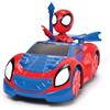 Jada- Radiocomando Spidey Web Crawler, 203225000, cm 27, 2 canali, funzione turbo, +3 anni