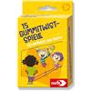 noris 606092104-15 - Giochi di gomma per bambini dai 5 anni in su, set in gomma colorata e istruzioni per il gioco in scatola di latta per 3 giocatori, giocattolo all'aperto per principianti e piccoli